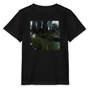 Magischer Wald - Stanley/Stella Kinder T-Shirt MINI CREATOR  - Schwarz - Vorne - Mikhail (115cm)