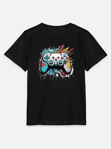 grafitti Controller - Stanley/Stella Kinder T-Shirt MINI CREATOR  - Schwarz