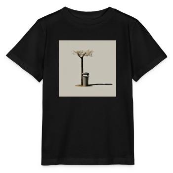 RECYCLE x NEW LIFE 11 - Stanley/Stella Kinder T-Shirt MINI CREATOR  - Schwarz - Vorne - Mikhail (115cm)