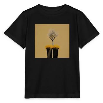 RECYCLE x NEW LIFE 14 - Stanley/Stella Kinder T-Shirt MINI CREATOR  - Schwarz - Vorne - Mikhail (115cm)