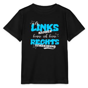 Gaucher, Orthographe - T-shirt bio MINI CREATOR Stanley/Stella Enfant - noir - Devant - Mikhail (115cm)
