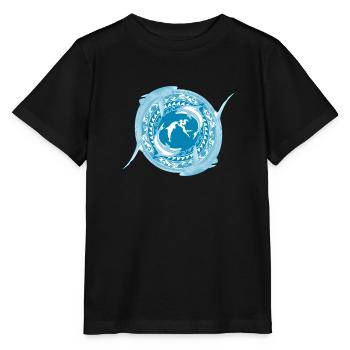 Fille de Poséidon - T-shirt bio MINI CREATOR Stanley/Stella Enfant - noir - Devant - Mikhail (115cm)