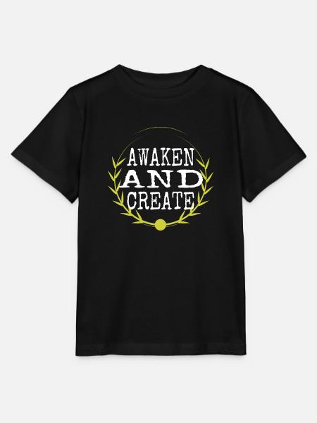 birthday present spiritual awakening - Stanley/Stella Kinder T-Shirt MINI CREATOR  - Schwarz