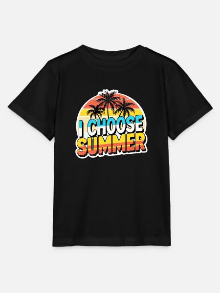Wählen Sie den Sommer - Stanley/Stella Kinder T-Shirt MINI CREATOR  - Schwarz