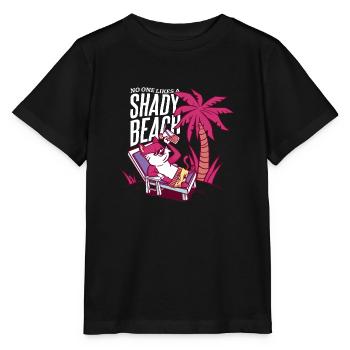 No One Likes A Shady Beach Vacation Mode Traveling - Stanley/Stella MINI CREATOR Kids’ T-Shirt - black - Front - Mikhail (115cm)