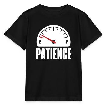 panne de patience - T-shirt bio MINI CREATOR Stanley/Stella Enfant - noir - Devant - Mikhail (115cm)
