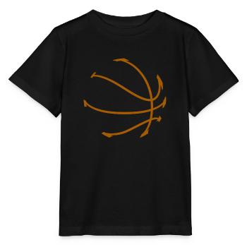 Basket Basketball - Stanley/Stella Kinder T-Shirt MINI CREATOR  - Schwarz - Vorne - Mikhail (115cm)