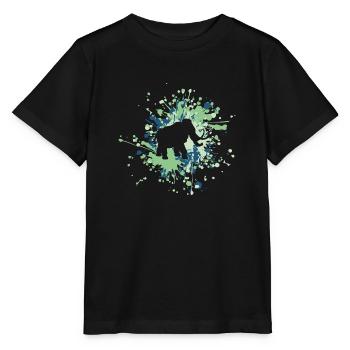 Éclaboussure de couleur Mamut - T-shirt bio MINI CREATOR Stanley/Stella Enfant - noir - Devant - Mikhail (115cm)