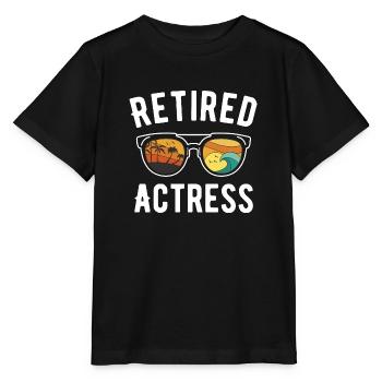 Hollywood-Schauspielerin im Ruhestand - Stanley/Stella Kinder T-Shirt MINI CREATOR  - Schwarz - Vorne - Mikhail (115cm)