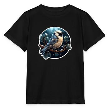 en hiver - T-shirt bio MINI CREATOR Stanley/Stella Enfant - noir - Devant - Mikhail (115cm)
