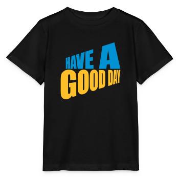 Bonne journée - T-shirt bio MINI CREATOR Stanley/Stella Enfant - noir - Devant - Mikhail (115cm)