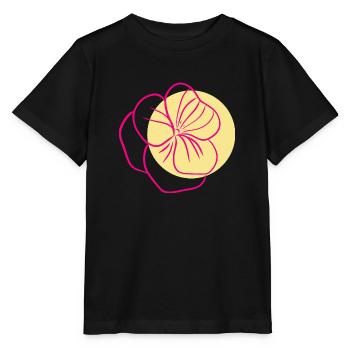 Flower Flower Plant - Stanley/Stella MINI CREATOR Kids’ T-Shirt - black - Front - Mikhail (115cm)