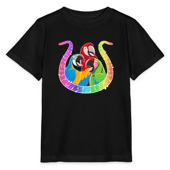 Lied der Aras 1 - Stanley/Stella Kinder T-Shirt MINI CREATOR  - Schwarz - Vorne - Mikhail (115cm)