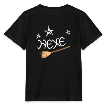 Hexe - Stanley/Stella Kinder T-Shirt MINI CREATOR  - Schwarz - Vorne - Mikhail (115cm)