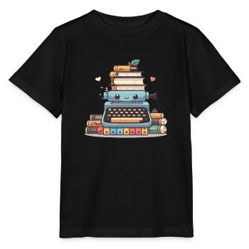 The Word Weaver - Stanley/Stella MINI CREATOR Kids’ T-Shirt - black - Front - Mikhail (115cm)