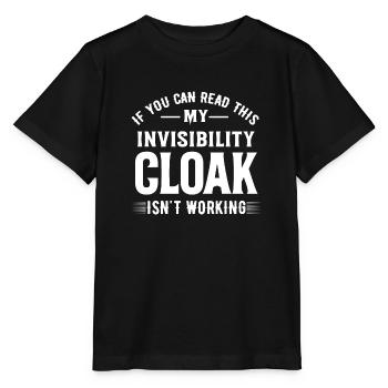 Mon manteau invisible ne fonctionne pas - T-shirt bio MINI CREATOR Stanley/Stella Enfant - noir - Devant - Mikhail (115cm)