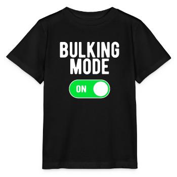 Bulking Mode ON Gym Bodybuilding Weights Workout - Stanley/Stella MINI CREATOR Kids’ T-Shirt - black - Front - Mikhail (115cm)