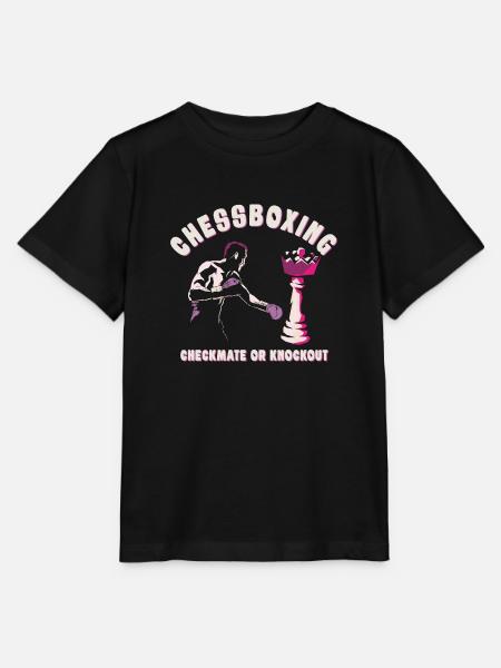 Schachboxen - Schachmatt Oder Knockout Schachboxen - Stanley/Stella Kinder T-Shirt MINI CREATOR  - Schwarz