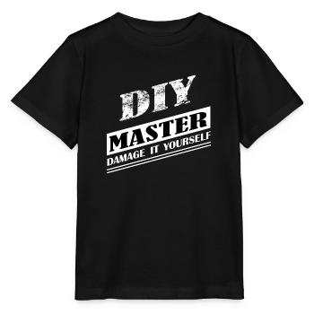 DIY Master - Stanley/Stella Kinder T-Shirt MINI CREATOR  - Schwarz - Vorne - Mikhail (115cm)
