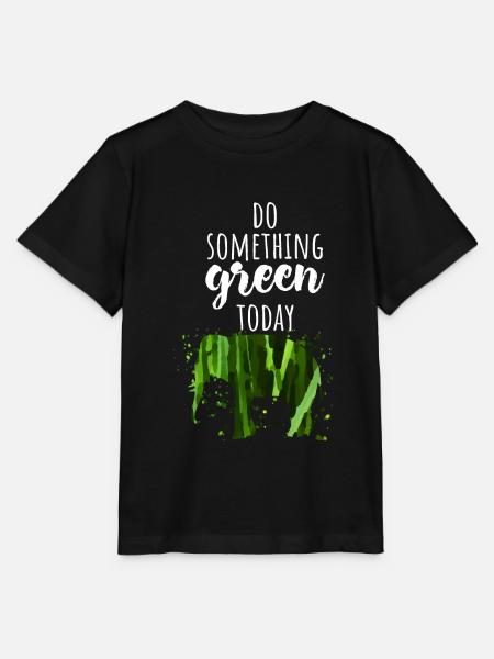 Denke an die Umwelt - Stanley/Stella Kinder T-Shirt MINI CREATOR  - Schwarz