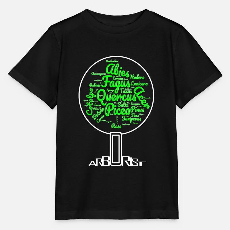 Arboriste - T-shirt bio MINI CREATOR Stanley/Stella Enfant - noir