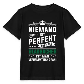 Gladbacher Mönchengladbach jersey football fan - Stanley/Stella MINI CREATOR Kids’ T-Shirt - black - Front - Mikhail (115cm)