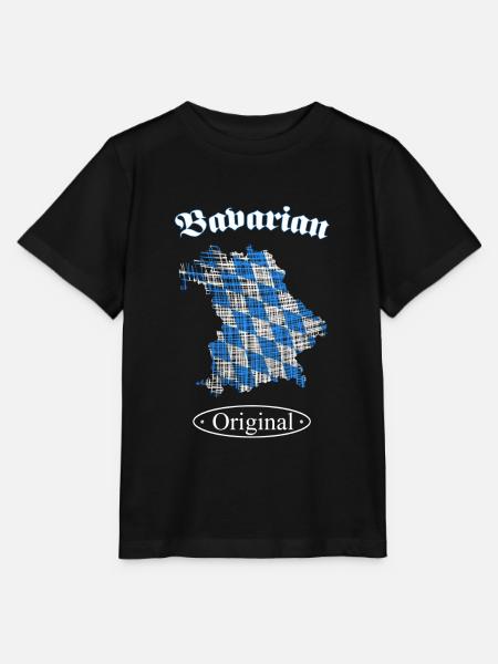Bavarian Original Bayern - Stanley/Stella Kinder T-Shirt MINI CREATOR - Schwarz