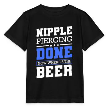 Piercer Schmuck Humor - Stanley/Stella Kinder T-Shirt MINI CREATOR  - Schwarz - Vorne - Mikhail (115cm)