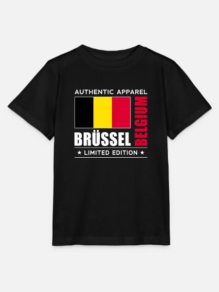 Brüssel - Stanley/Stella Kinder T-Shirt MINI CREATOR - Schwarz