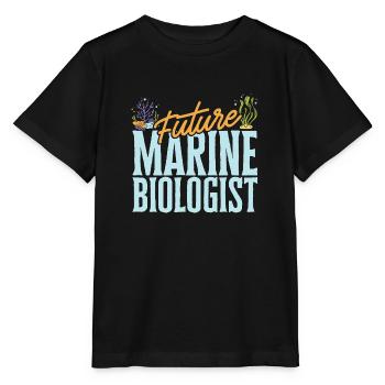 Marine Biology Ocean Marine Biologist - Stanley/Stella MINI CREATOR Kids’ T-Shirt - black - Front - Mikhail (115cm)
