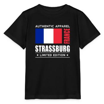 Strasbourg - Stanley/Stella MINI CREATOR Kids’ T-Shirt - black - Front - Mikhail (115cm)