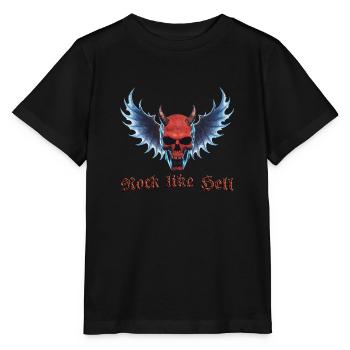 Wing Devil 2024 01 - Stanley/Stella Kinder T-Shirt MINI CREATOR  - Schwarz - Vorne - Mikhail (115cm)