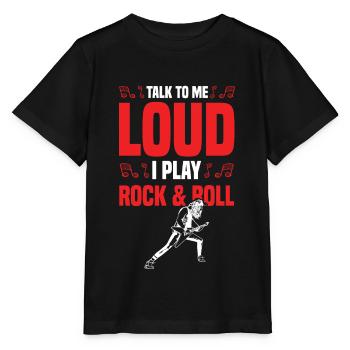 Rock n roll bruyant - T-shirt bio MINI CREATOR Stanley/Stella Enfant - noir - Devant - Mikhail (115cm)