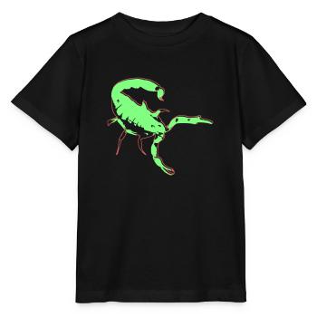 Scorpion Scorpion Vecteur toxique Arachnide Animal - T-shirt bio MINI CREATOR Stanley/Stella Enfant - noir - Devant - Mikhail (115cm)