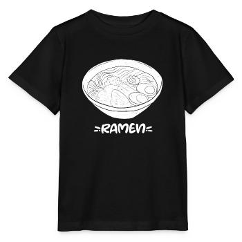 Cuisine asiatique japonaise Ramen I Cadeau - T-shirt bio MINI CREATOR Stanley/Stella Enfant - noir - Devant - Mikhail (115cm)