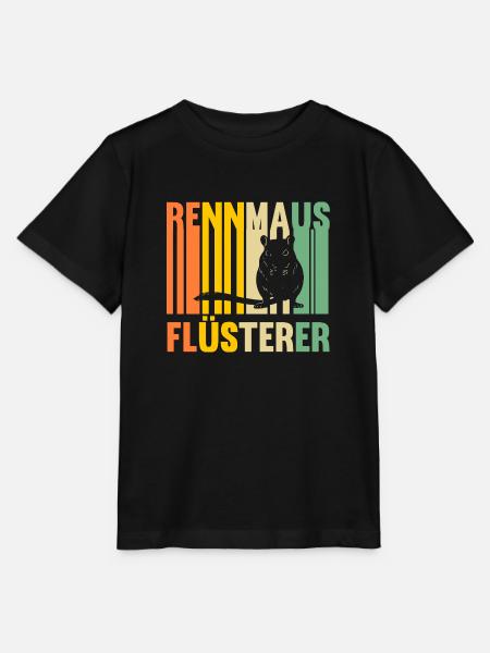 Maus Mäuse Rennmaus - Stanley/Stella Kinder T-Shirt MINI CREATOR - Schwarz