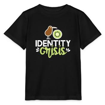 Kiwi Identity Crisis - Stanley/Stella Kinder T-Shirt MINI CREATOR  - Schwarz - Vorne - Mikhail (115cm)