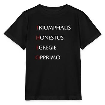 Theo - Stanley/Stella Kinder T-Shirt MINI CREATOR  - Schwarz - Vorne - Mikhail (115cm)