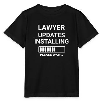 Lawyer Updates Installing Please Wait - Stanley/Stella MINI CREATOR Kids’ T-Shirt - black - Front - Mikhail (115cm)