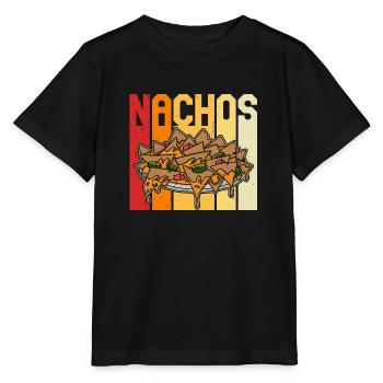 Nachos Jalapenos Cheese Mexico Mexican cuisine - Stanley/Stella Kinder T-Shirt MINI CREATOR  - Schwarz - Vorne - Mikhail (115cm)