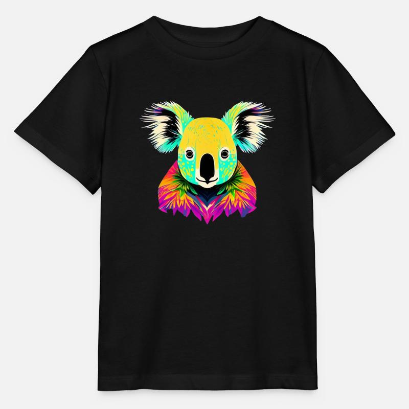 Koala - T-shirt bio MINI CREATOR Stanley/Stella Enfant - noir