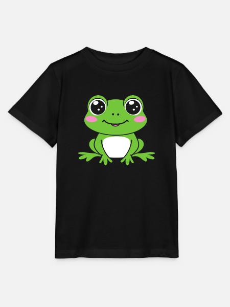 Kleiner Frosch - Stanley/Stella Kinder T-Shirt MINI CREATOR - Schwarz