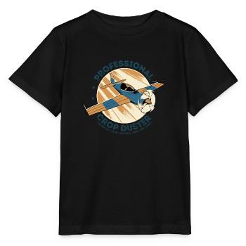 Nukleare Fürze, Crop Duster Lustige Furzwitze mit / - Stanley/Stella Kinder T-Shirt MINI CREATOR  - Schwarz - Vorne - Mikhail (115cm)