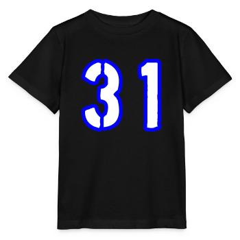 31 Symbole numérique - T-shirt bio MINI CREATOR Stanley/Stella Enfant - noir - Devant - Mikhail (115cm)