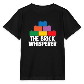 Brick Builder Toys Blocks Clamping Blocks Bricks - Stanley/Stella MINI CREATOR Kids’ T-Shirt - black - Front - Mikhail (115cm)