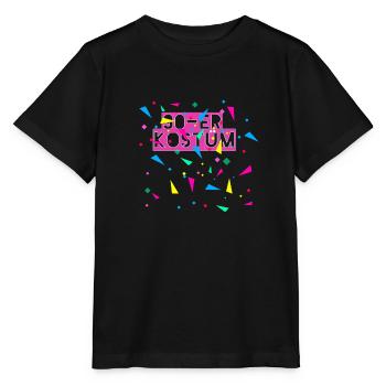 90 ' s Costume, Costume, 90 ' s, carnaval, confettis - T-shirt bio MINI CREATOR Stanley/Stella Enfant - noir - Devant - Mikhail (115cm)