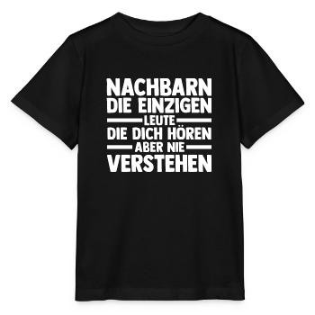 Neighborhood Best Neighbor - Stanley/Stella MINI CREATOR Kids’ T-Shirt - black - Front - Mikhail (115cm)