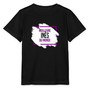 Inès - T-shirt bio MINI CREATOR Stanley/Stella Enfant - noir - Devant - Mikhail (115cm)