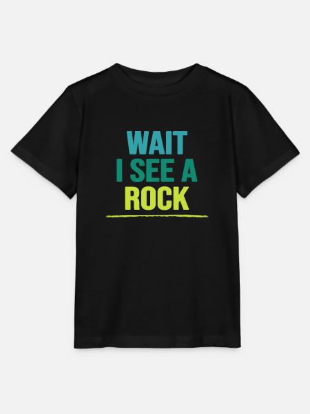 bouldern boulderfelsen freiklettern boulderroute - Stanley/Stella Kinder T-Shirt MINI CREATOR - Schwarz