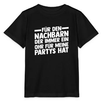 Neighborhood Best Neighbor - Stanley/Stella MINI CREATOR Kids’ T-Shirt - black - Front - Mikhail (115cm)